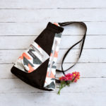 Black, White, Gray, and Coral Aztec Backpack - Image 4