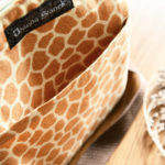 Small Burnt Orange and Tan Giraffe Print Crossbody Zipper Bag - Image 4